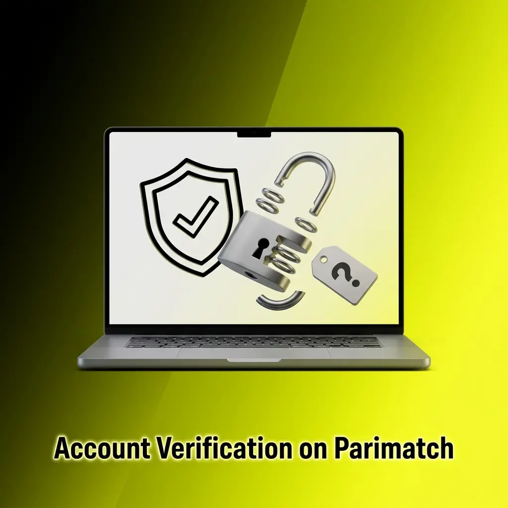 Parimatch account verification steps showing ID upload, proof of address submission, and document review process